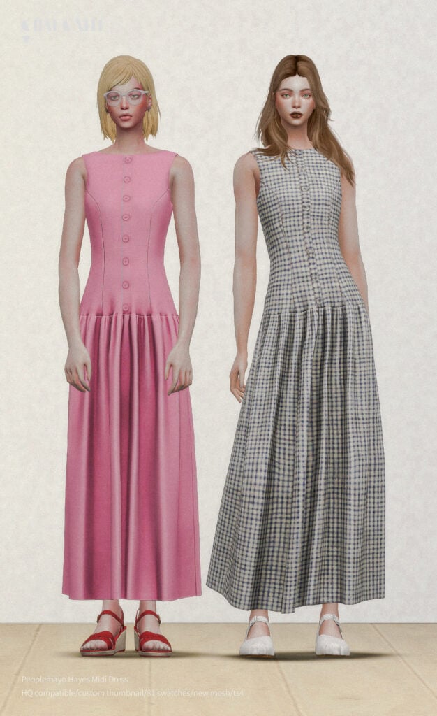 34 Beautiful Sims 4 Cottagecore CC Sets For The Coziest CAS Wardrobe 11 Peoplemayo1