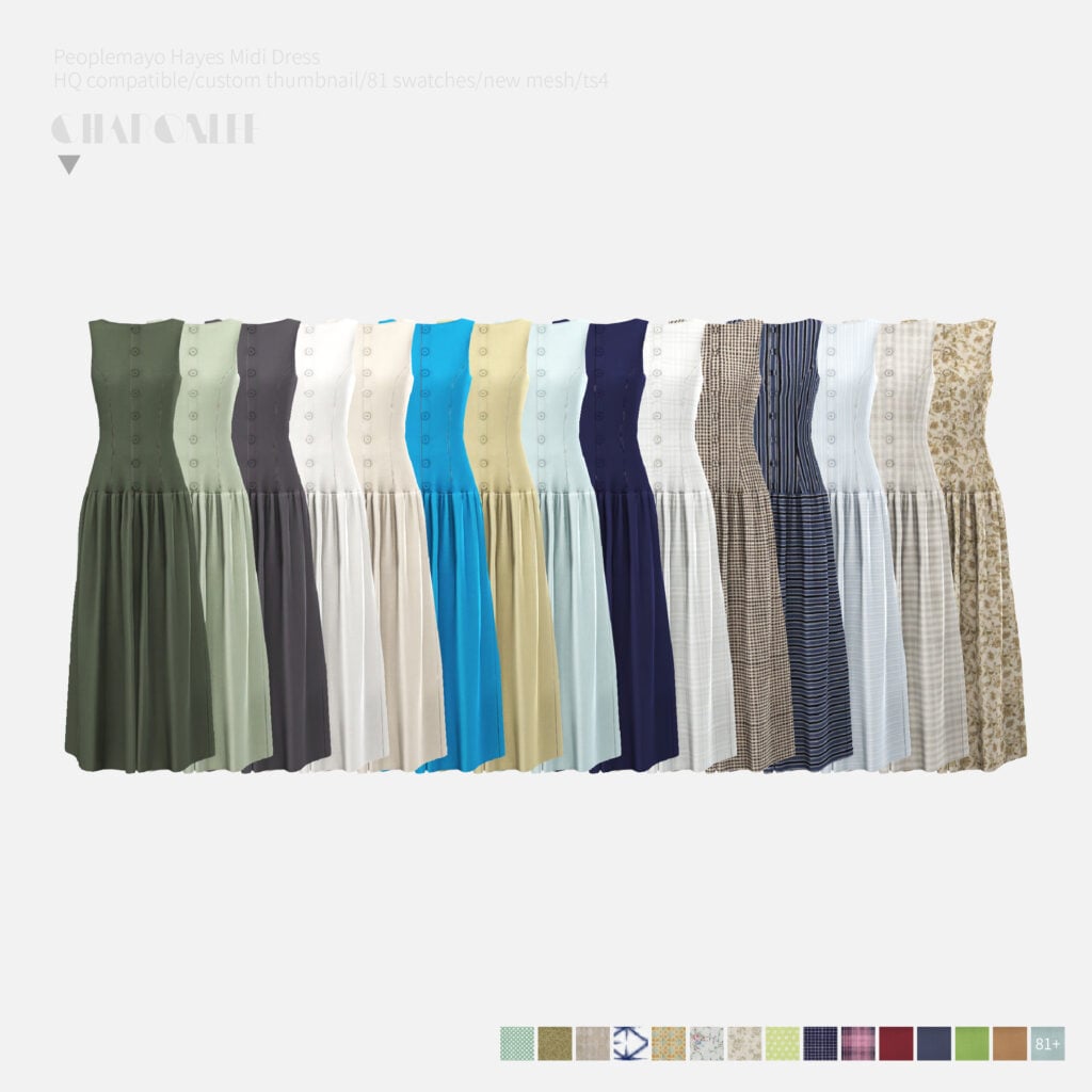 34 Beautiful Sims 4 Cottagecore CC Sets For The Coziest CAS Wardrobe 12 Peoplemayo3