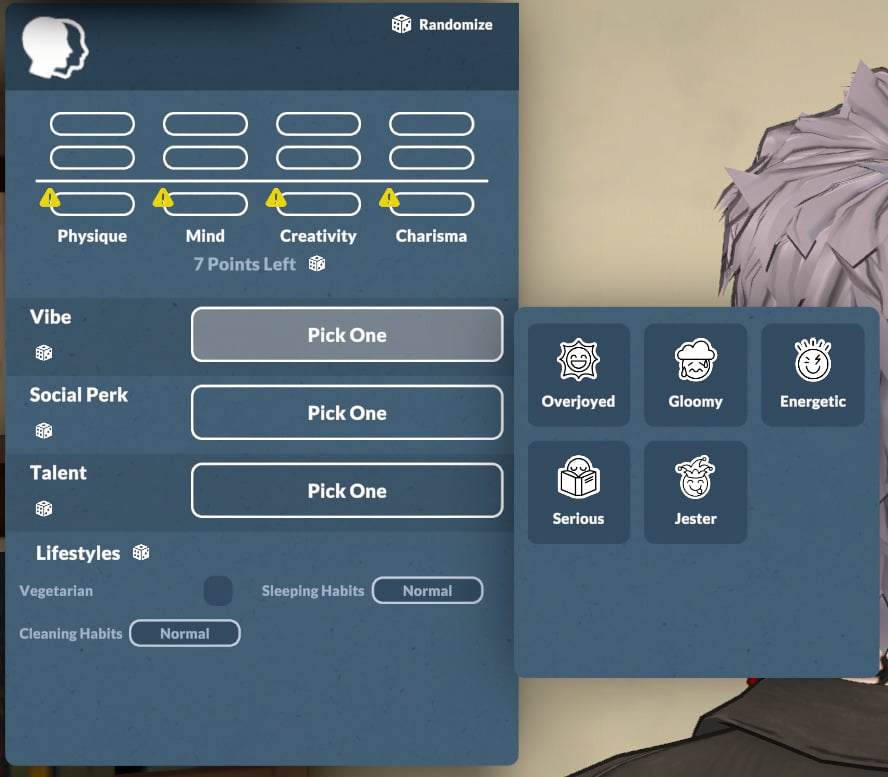 Exploring Paramaker Features in Paralives: Guide To Character Creator 141 Personality Vibe
