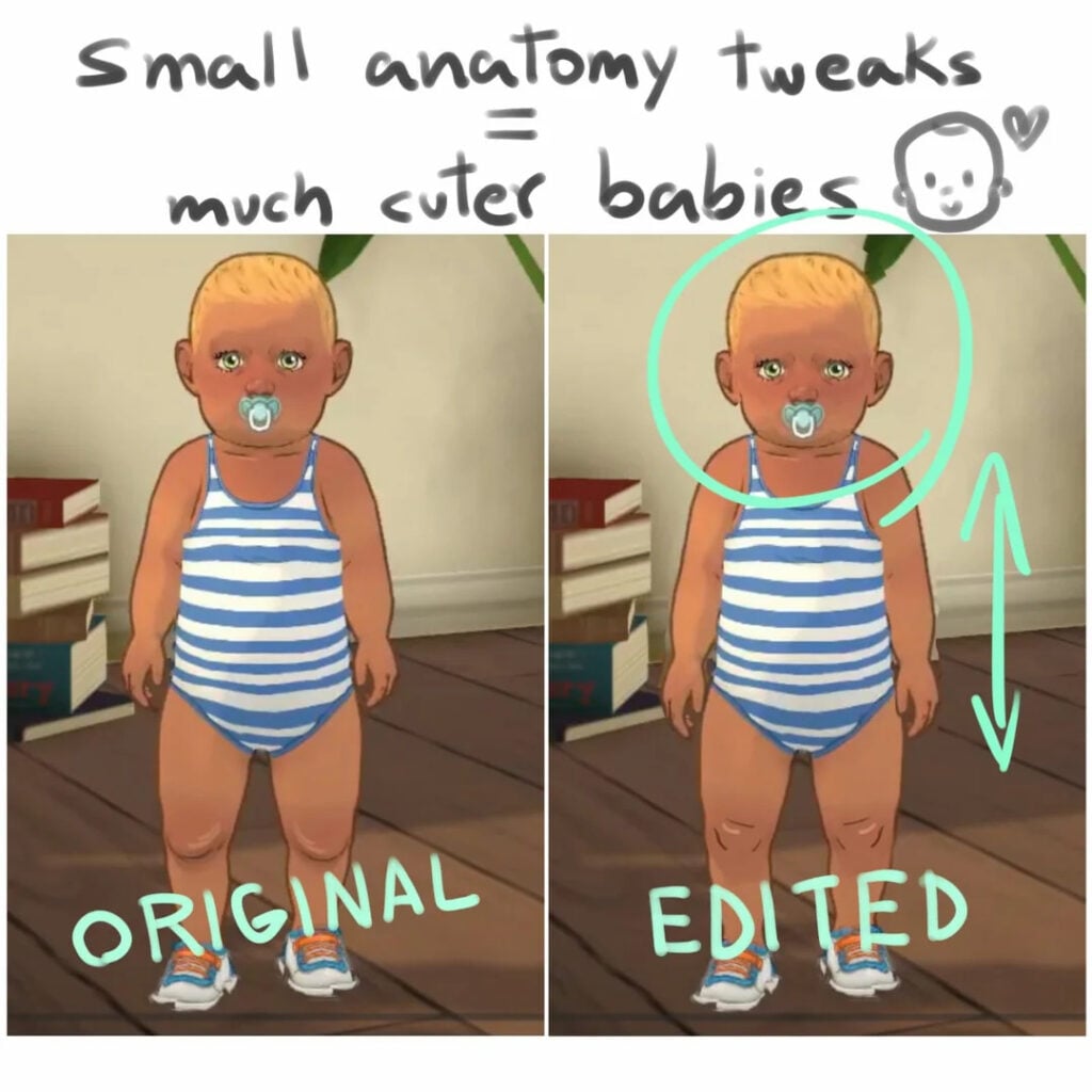 Paralives Community Gives First Feedback On Baby Improvements 1 Reddit1