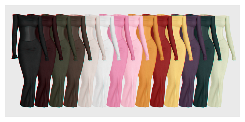 The Sims 4 Formal Wear CC: 54 Sets For Luxury CAS Gameplay 20 Rosa3