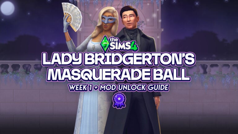 The Sims 4 Login Event Has Started: Lady Bridgerton’s Masquerade Ball Week 1 Rewards + Unlock