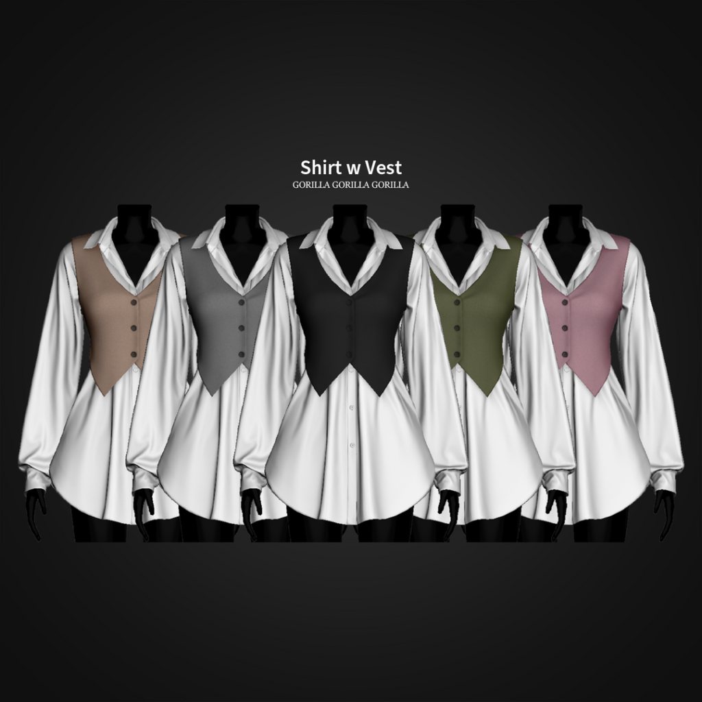 The Sims 4 Formal Wear CC: 54 Sets For Luxury CAS Gameplay 4 ShirtWithVest