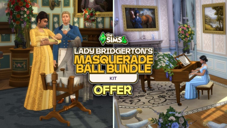 Lady Bridgerton: A Look Into Exclusive The Sims 4 Masquerade Ball Bundle Offer