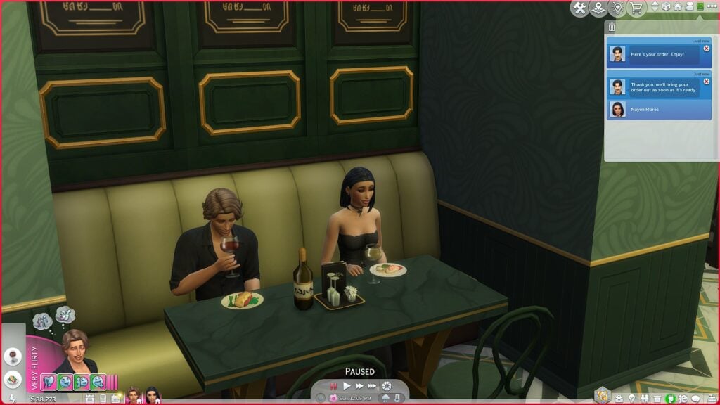 Sims 4 Dine Out Heres your order Enjoy