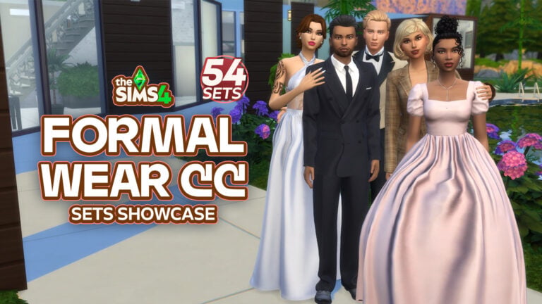 The Sims 4 Formal Wear CC: 54 Sets For Luxury CAS Gameplay