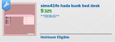 The Sims 4 Hada Set Overview: Perfect for Dreamy Teen Bedrooms 7 Sims41ife Hada Bunk Bed Desk