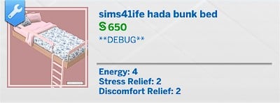 The Sims 4 Hada Set Overview: Perfect for Dreamy Teen Bedrooms 4 Sims41ife Hada Bunk Bed