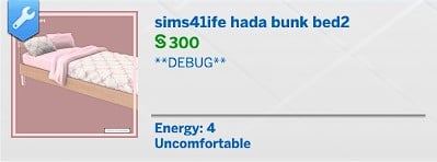 The Sims 4 Hada Set Overview: Perfect for Dreamy Teen Bedrooms 5 Sims41ife Hada Bunk Bed2