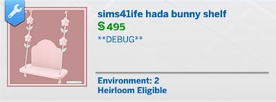 The Sims 4 Hada Set Overview: Perfect for Dreamy Teen Bedrooms 13 Sims41ife Hada Bunny Shelf