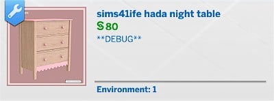 The Sims 4 Hada Set Overview: Perfect for Dreamy Teen Bedrooms 6 Sims41ife Hada Night Table
