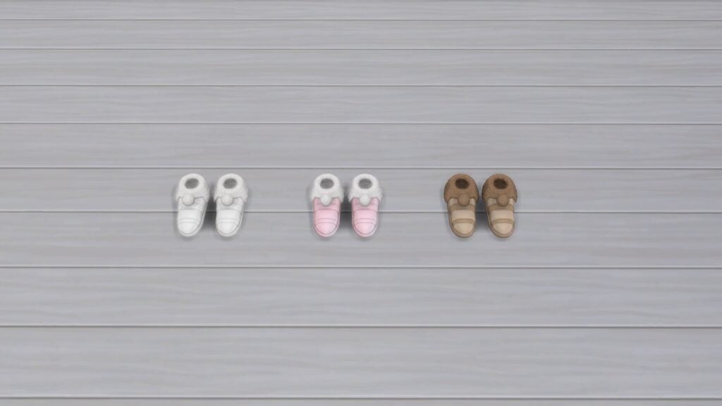 The Sims 4 Hada Set Overview: Perfect for Dreamy Teen Bedrooms 26 Sims41ife Hada Slippers Swatches
