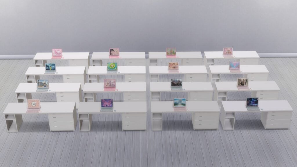 The Sims 4 Hada Set Overview: Perfect for Dreamy Teen Bedrooms 19 Sims41ife Hada Tablet Swatches