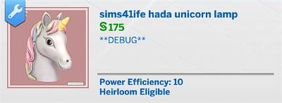 The Sims 4 Hada Set Overview: Perfect for Dreamy Teen Bedrooms 11 Sims41ife Unicorn Hada Lamp