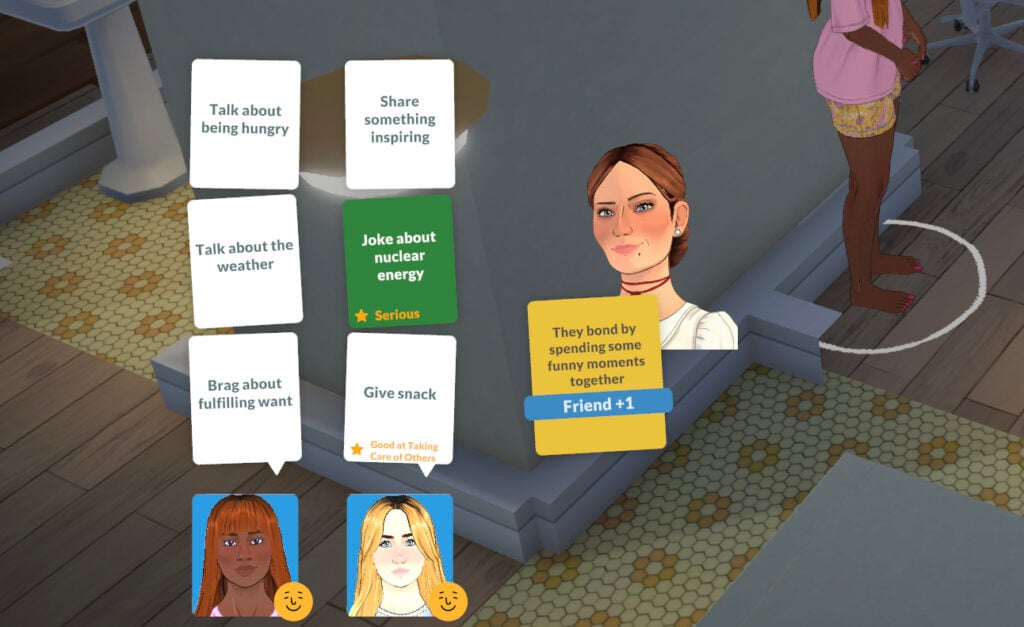Choosing Your Level of Difficulty: Paralives Storytellers Guide 9 Storyteller dialogue option