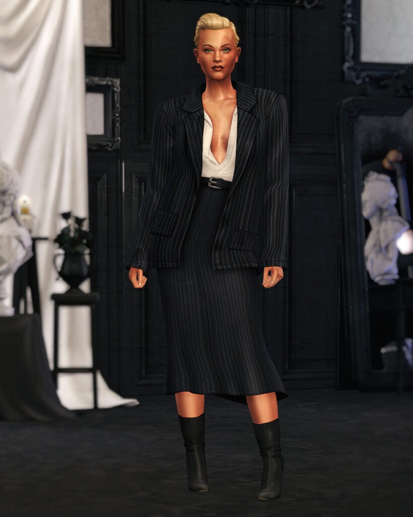 The Sims 4 Formal Wear CC: 54 Sets For Luxury CAS Gameplay 68 Tailored6