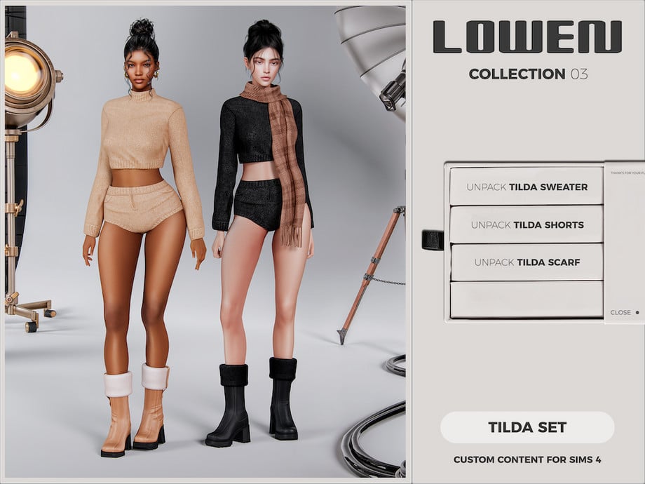 34 Beautiful Sims 4 Cottagecore CC Sets For The Coziest CAS Wardrobe 63 Tilda