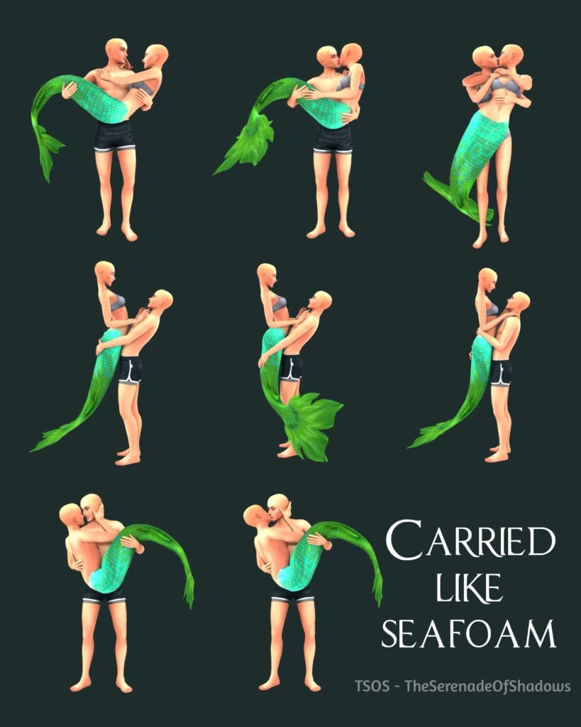 Additional The Sims 4 Mermaids Content (CC) for Island Living 3 Untitled Artwork 54