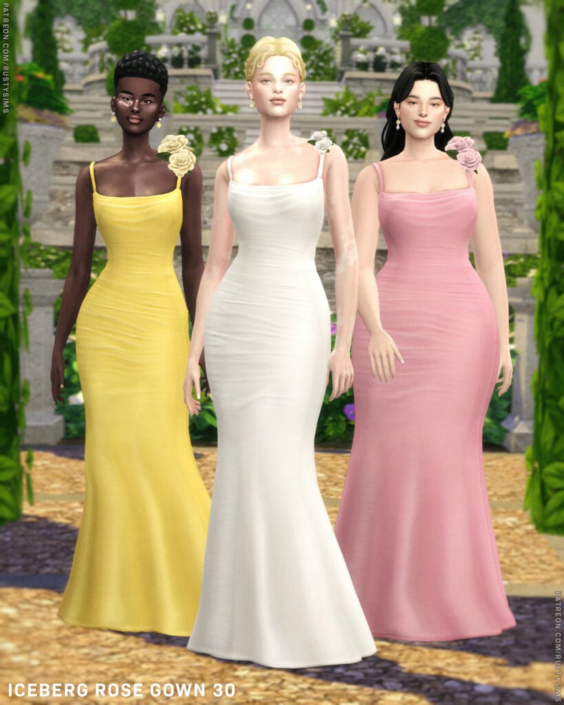 The Sims 4 Formal Wear CC: 54 Sets For Luxury CAS Gameplay 37 WhiteGarden3