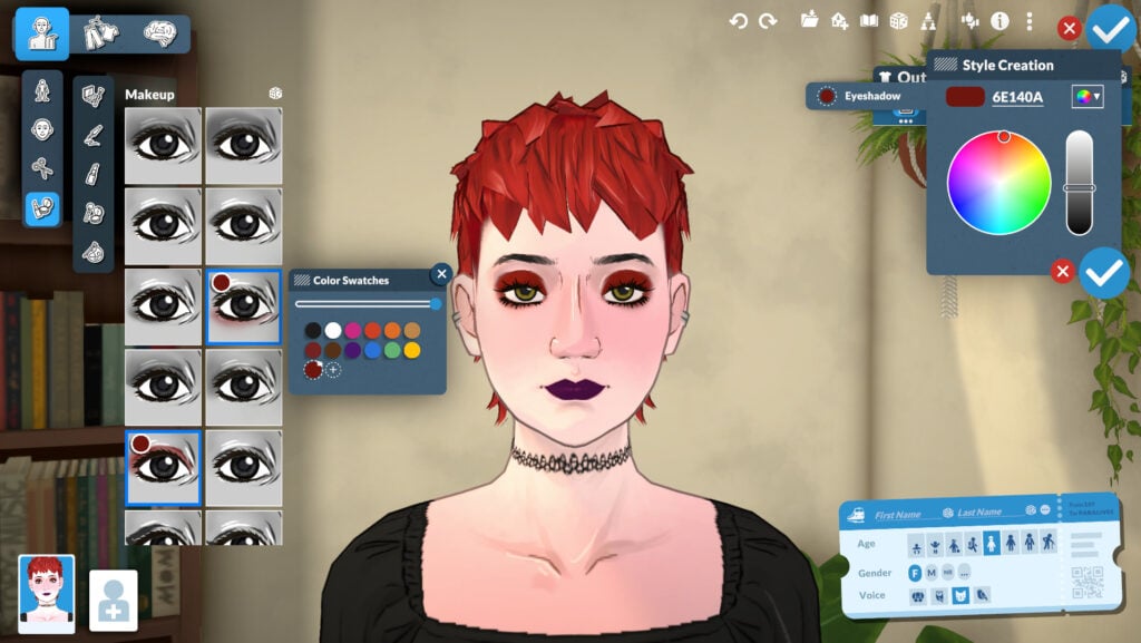 Exploring Paramaker Features in Paralives: Guide To Character Creator 74 makeup1