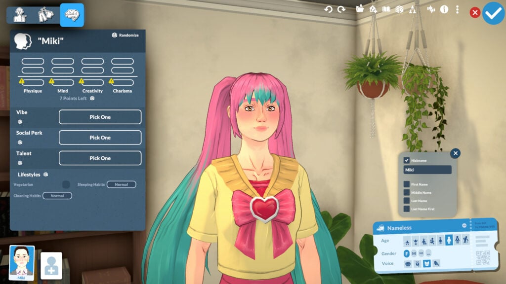 Exploring Paramaker Features in Paralives: Guide To Character Creator 164 miki