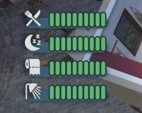 Paralives Needs: How To Take Care Of Your Parafolk 2 needs bar