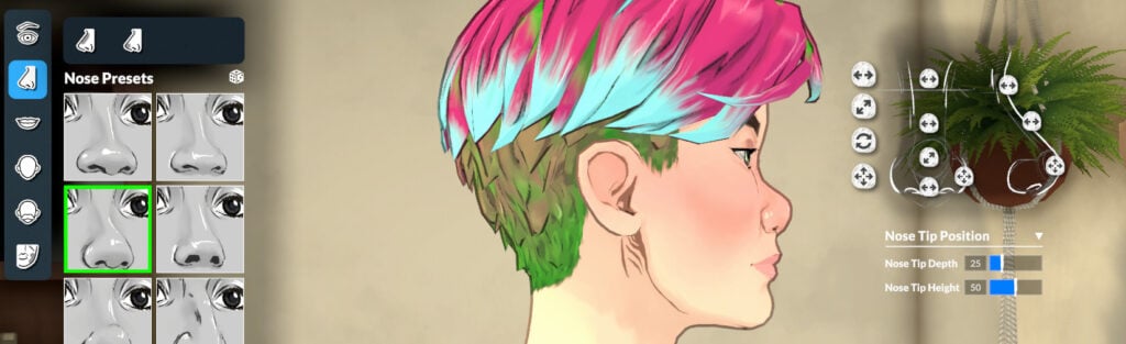 Exploring Paramaker Features in Paralives: Guide To Character Creator 42 nose