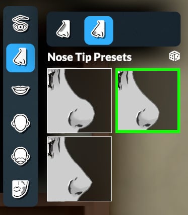 Exploring Paramaker Features in Paralives: Guide To Character Creator 45 nose tip preset 2