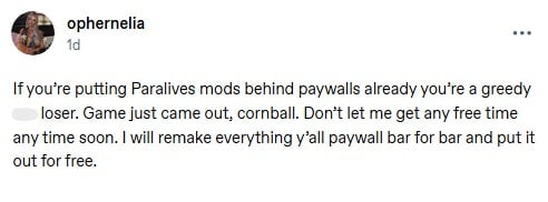 Paralives Mods And The Fast Approaching Early Access Culture 9 ophernelia