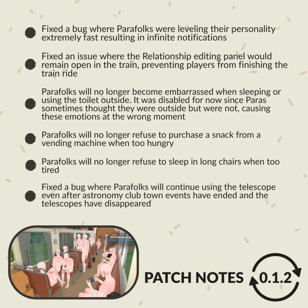 Paralives Update: Official Patch Notes (May 29th, 2026) 5 paralives update screens 3