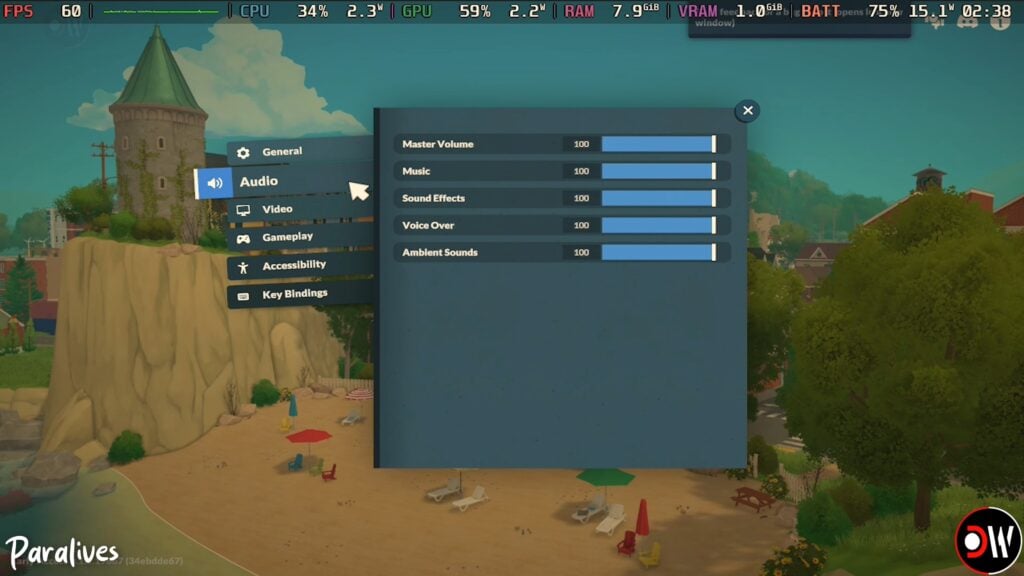 First Look At Paralives Steam Deck Performance 13 settings1