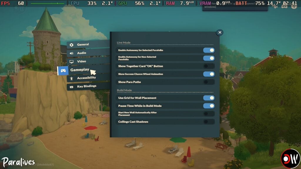 First Look At Paralives Steam Deck Performance 15 settings3