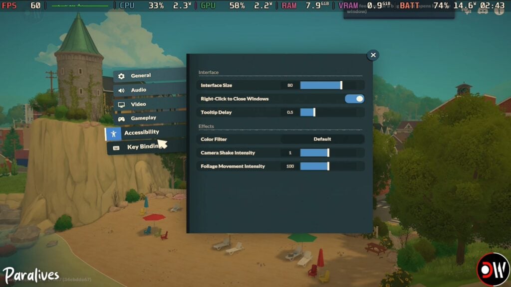 First Look At Paralives Steam Deck Performance 16 settings4
