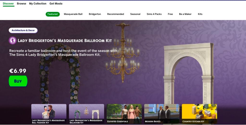 sims 4 bridgerton kits release console marketplace