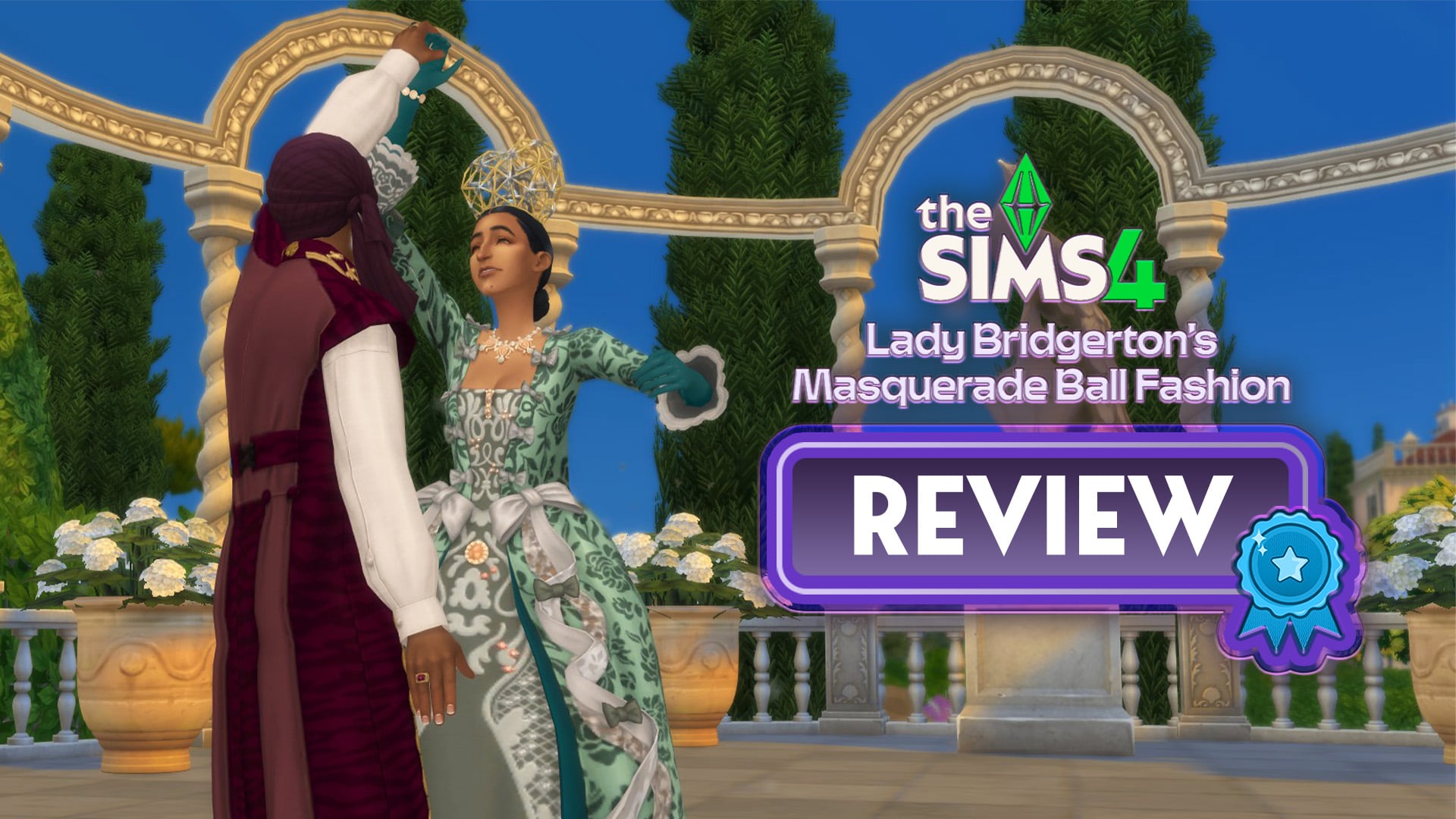 The Sims 4 Lady Bridgerton’s Masquerade Ball Fashion Kit Review: Belle of the Ball