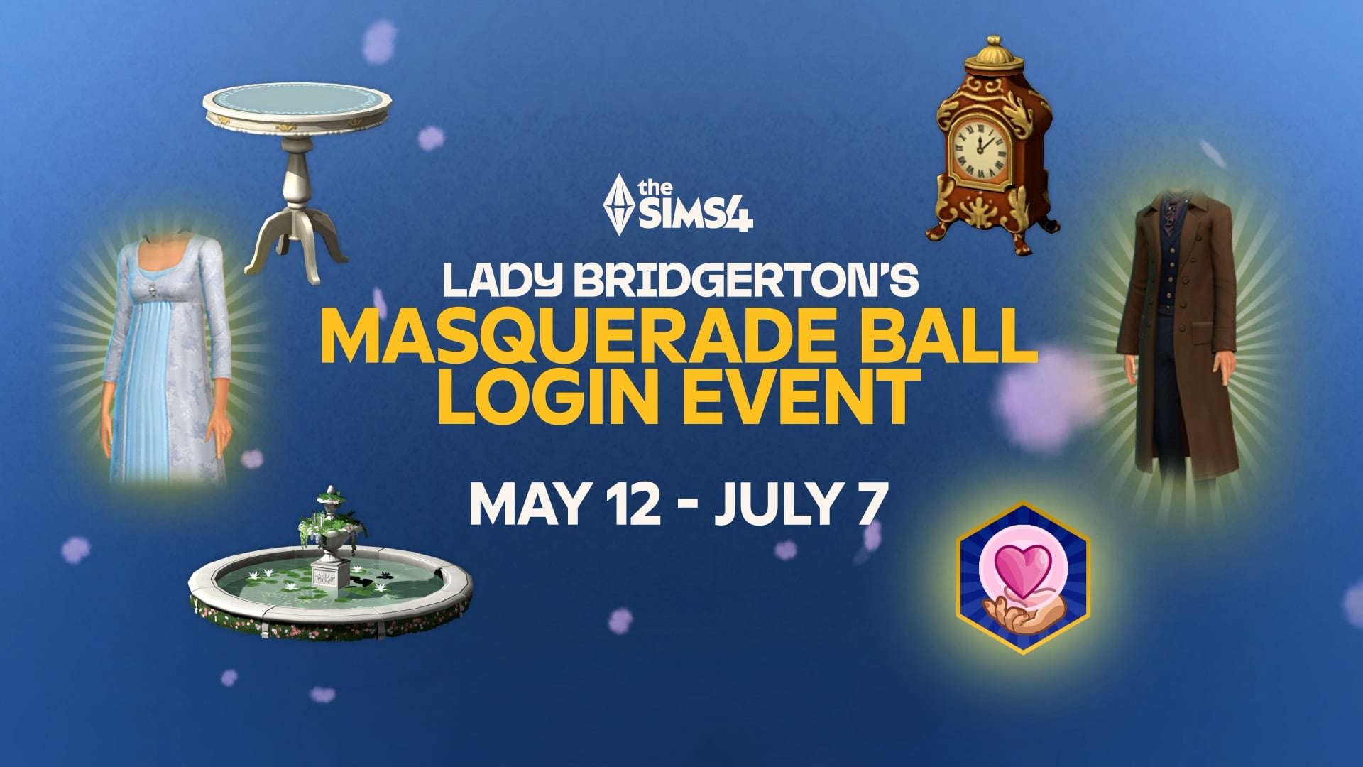 The Sims 4 Login Event Details: Lady Bridgerton Masquerade Ball