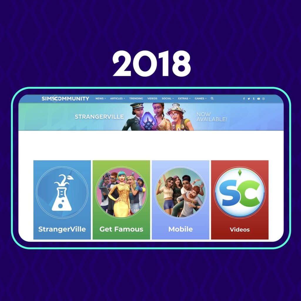 The Sims Community Website Turns 13 Years: Personal Note On Life Sim Games Coverage 4 sims community 13 years old site design2
