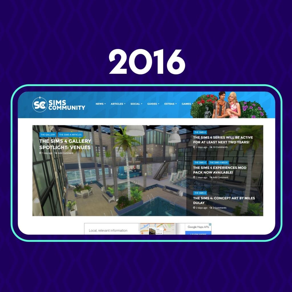 The Sims Community Website Turns 13 Years: Personal Note On Life Sim Games Coverage 3 sims community 13 years old site design3