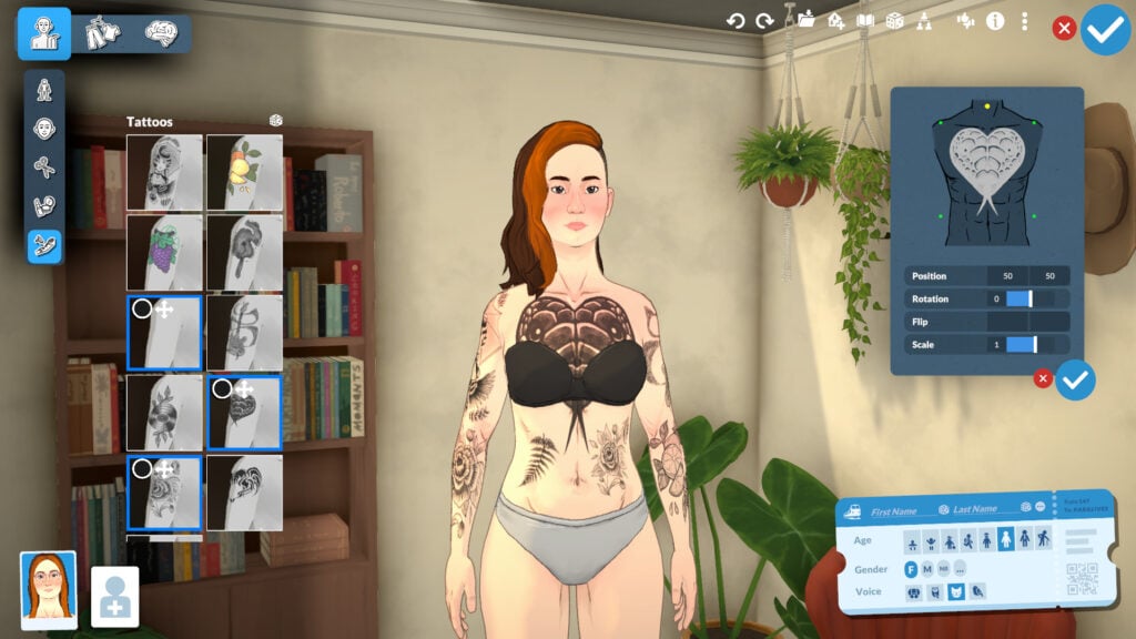 Exploring Paramaker Features in Paralives: Guide To Character Creator 80 tattoo1 1