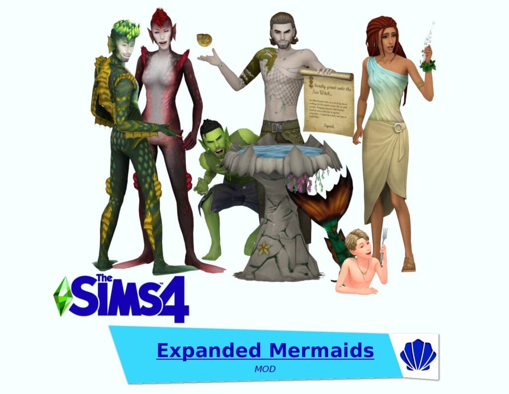 Additional The Sims 4 Mermaids Content (CC) for Island Living 1 sims 4 mermaids content
