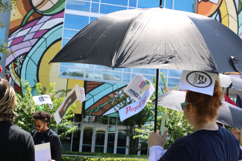 EA Funeral Buyout Protest Staged Outside of EA Orlando Office: Press Release and Photos 12 IMG 0799