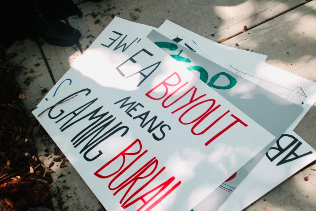 EA Funeral Buyout Protest Staged Outside of EA Orlando Office: Press Release and Photos 43 IMG 0875
