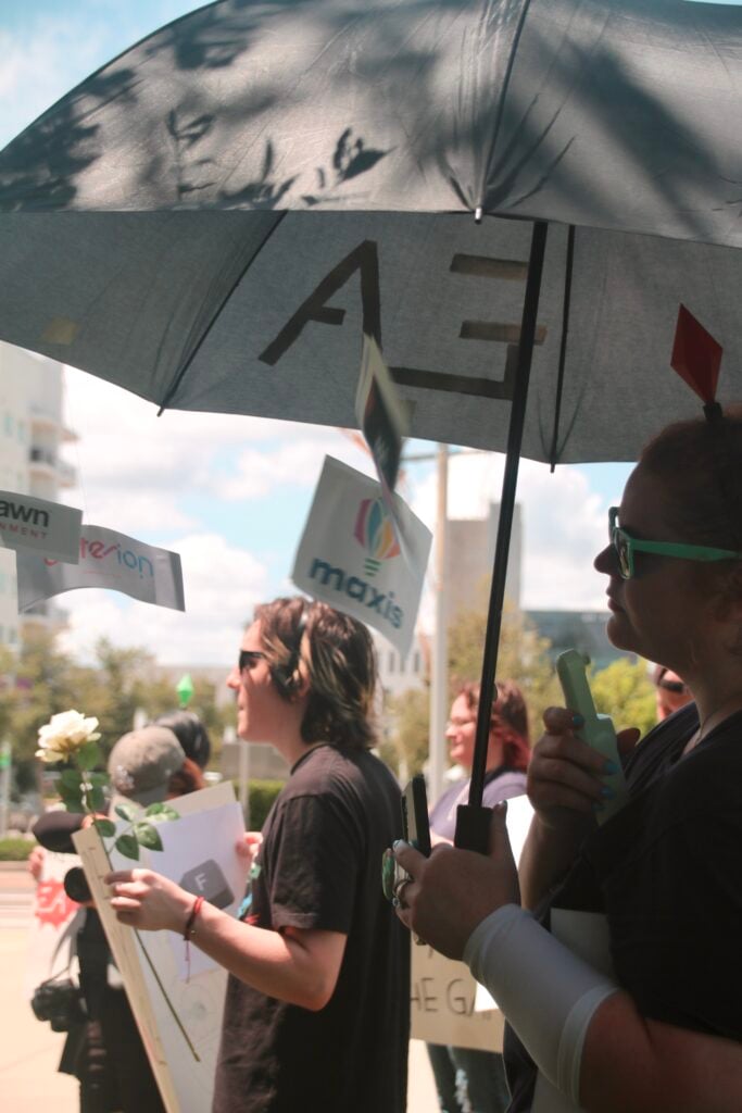 EA Funeral Buyout Protest Staged Outside of EA Orlando Office: Press Release and Photos 46 IMG 0889