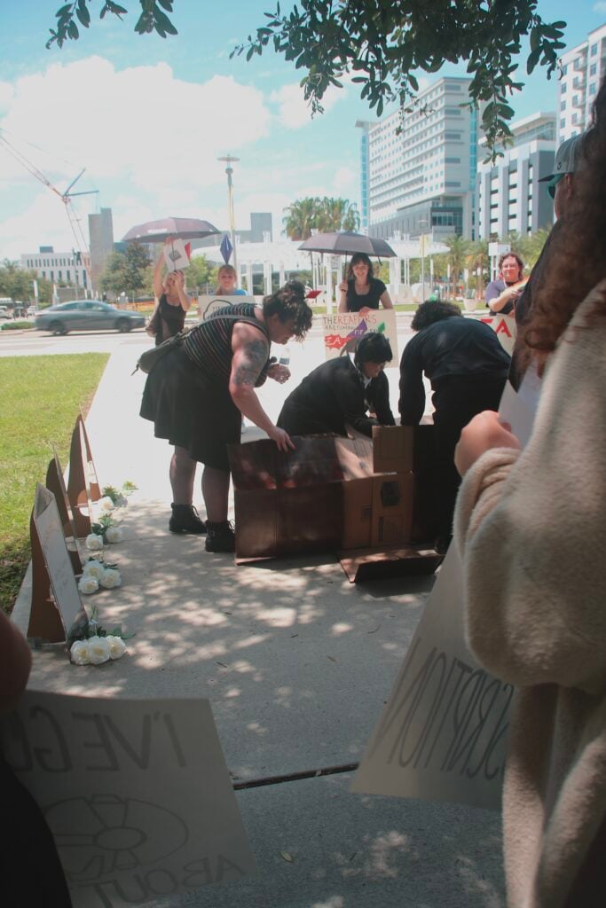 EA Funeral Buyout Protest Staged Outside of EA Orlando Office: Press Release and Photos 58 IMG 0909