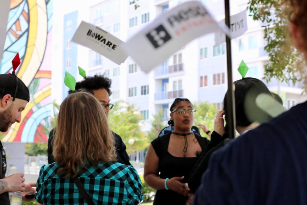 EA Funeral Buyout Protest Staged Outside of EA Orlando Office: Press Release and Photos 63 IMG 0931