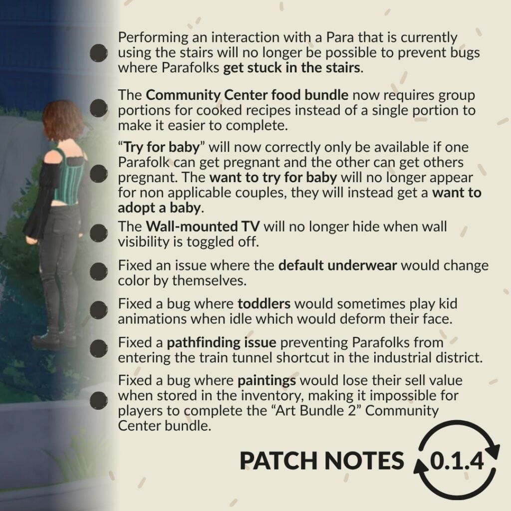 Paralives Update: Official Patch Notes (June 18th, 2026) 6 PatchNote6183
