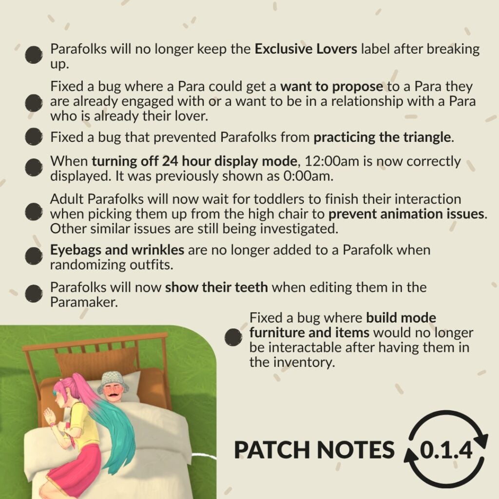 Paralives Update: Official Patch Notes (June 18th, 2026) 5 PatchNote6184