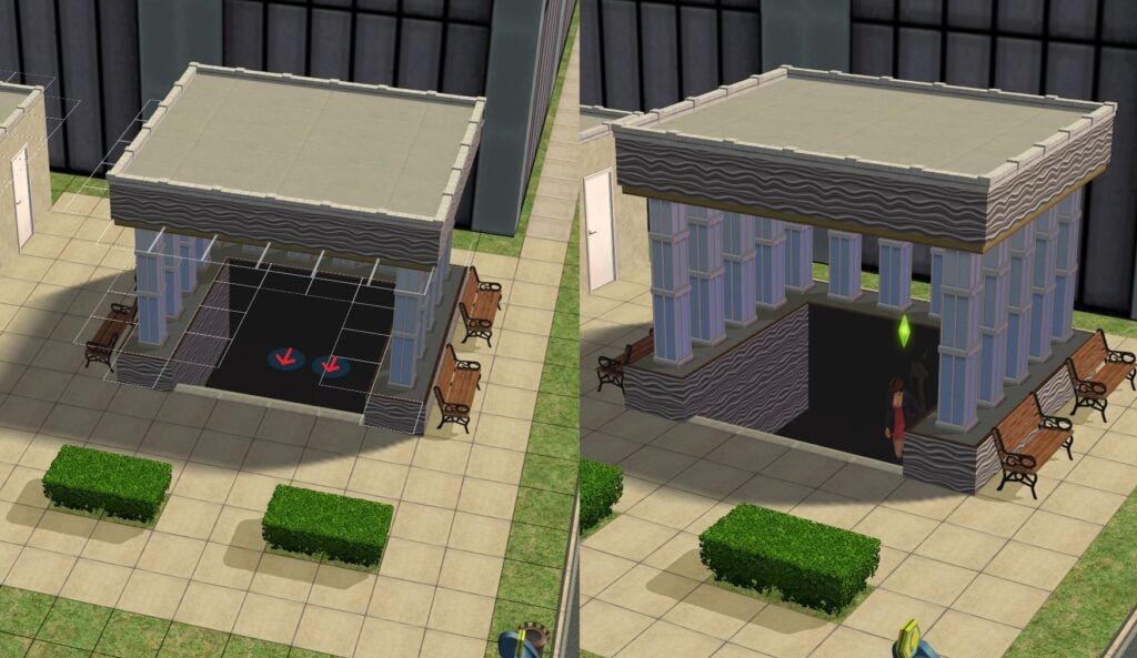 GUIDE: How To Use The Sims 2 Portals In Builds For Fun And Immersion 9 SC PortalGuide Example Subway