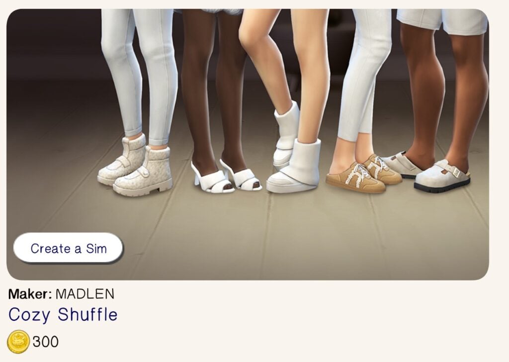 Free Couch, Pair Of Heels And Two Paid The Sims 4 Marketplace Releases 19 cozyshuffle
