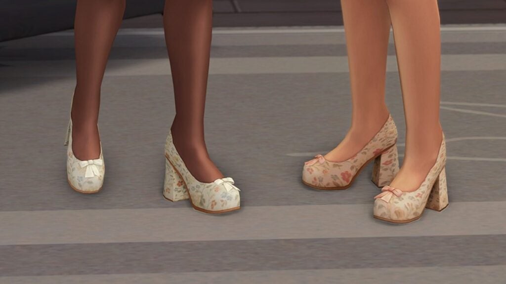 Free Couch, Pair Of Heels And Two Paid The Sims 4 Marketplace Releases 9 floral2